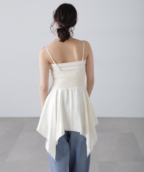 FREE'S MART（フリーズマート）の「イレヘムチュニックキャミワンピース（ワンピース・レディース・ブラック/ホワイト/ホワイト系その他・FREE）」の18枚目の写真