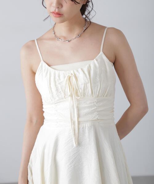 FREE'S MART（フリーズマート）の「イレヘムチュニックキャミワンピース（ワンピース・レディース・ブラック/ホワイト/ホワイト系その他・FREE）」の22枚目の写真