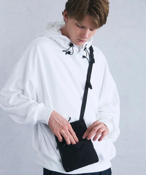 +phenix(プラスフェニックス)の「+phenix(プラスフェニックス) UTILITY SACOCHE / ユーティリティ サコッシュ(ショルダーバッグ・メンズ・ブラック/グレー・ONE SIZE)」の15枚目の写真