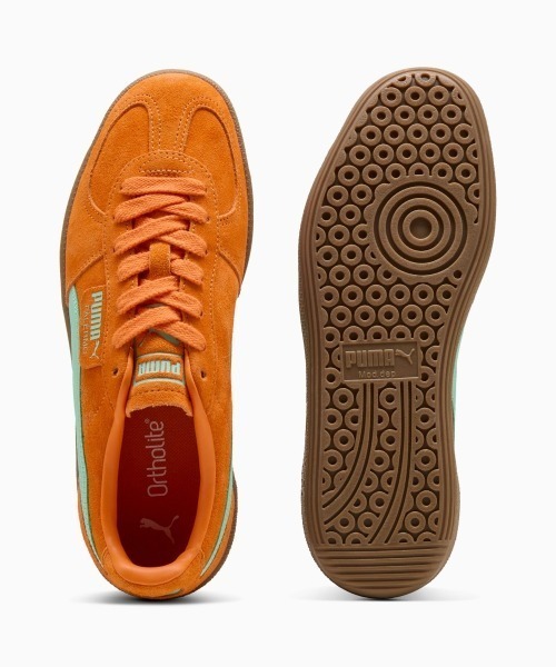 PUMA(プーマ)の「PUMA PALERMO(プーマ パレルモ)(スニーカー・メンズ・オレンジ系/ピンク系/グレー系・23cm/23.5cm/24cm/24.5cm/25cm/27.5cm/28cm/28.5cm/29cm/26cm/27cm/25.5cm/26.5cm)」の6枚目の写真