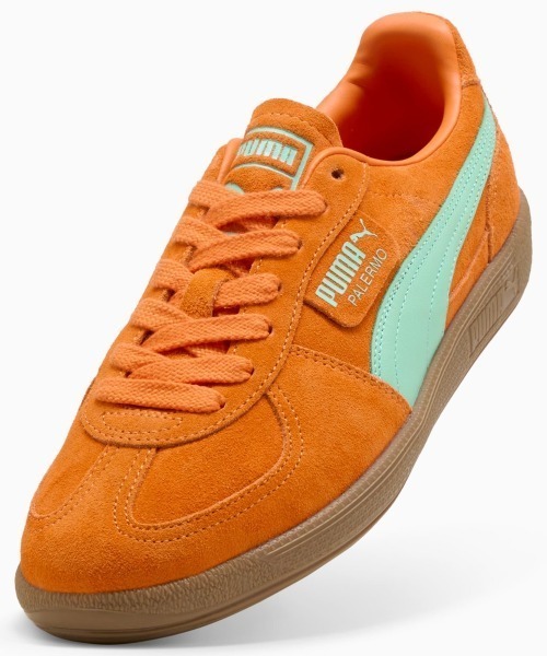 PUMA(プーマ)の「PUMA PALERMO(プーマ パレルモ)(スニーカー・メンズ・オレンジ系/ピンク系/グレー系・23cm/23.5cm/24cm/24.5cm/25cm/27.5cm/28cm/28.5cm/29cm/26cm/27cm/25.5cm/26.5cm)」の5枚目の写真