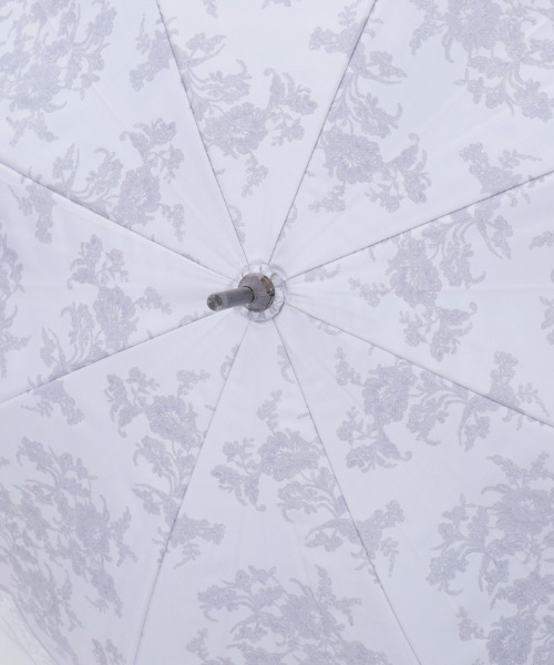 axes femme（アクシーズファム）の「レース柄晴雨兼用ショート傘（長傘・レディース・チャコール/ラベンダー・FREE）」の15枚目の写真