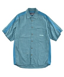 【USED】90’s QUIKSILVER チェック柄 ハーフスリーブ シャツ