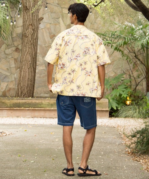 Kahiko(カヒコ)の「【Kahiko】KY'S ハイビパームMEN'Sアロハシャツ(シャツ/ブラウス・メンズ・ネイビー/イエロー・L/M)」の6枚目の写真