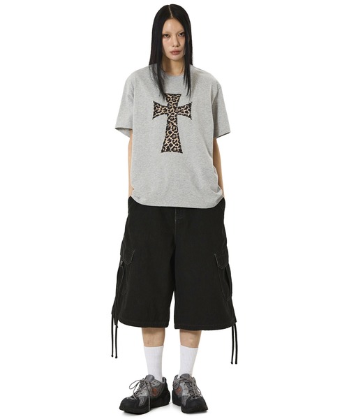 OY(オーワイ)の「『OY/オーワイ』ANIMAL CROSS TEE/アニマルクロスTシャツ(Tシャツ/カットソー・メンズ・グレー/ホワイト・L/M)」の12枚目の写真