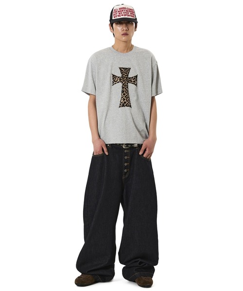 OY(オーワイ)の「『OY/オーワイ』ANIMAL CROSS TEE/アニマルクロスTシャツ(Tシャツ/カットソー・メンズ・グレー/ホワイト・L/M)」の14枚目の写真