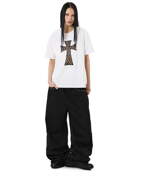 OY(オーワイ)の「『OY/オーワイ』ANIMAL CROSS TEE/アニマルクロスTシャツ(Tシャツ/カットソー・メンズ・グレー/ホワイト・L/M)」の6枚目の写真