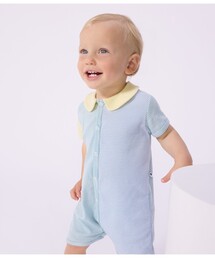【3点セット】Petit Bateau プチバトー　12m ロンパース セール】ベビー3点セット（ロンパース）｜PETIT BATEAU（プチバトー