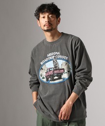 BAYFLOW（ベイフロー）の「[WEB限定]ヴィンテージライクアニマルロンT（Tシャツ/カットソー）」