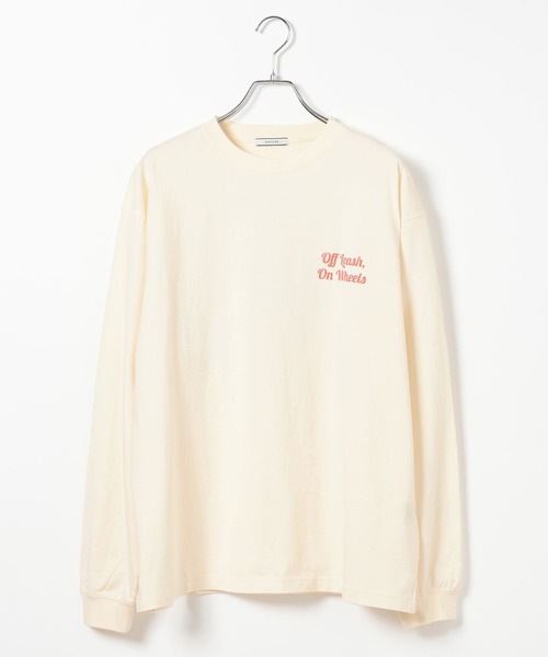 BAYFLOW（ベイフロー）の「［WEB限定］ヴィンテージライクアニマルロンT（Tシャツ/カットソー・メンズ・オフホワイト/チャコール/ピンク・MEDIUM/LARGE）」の16枚目の写真