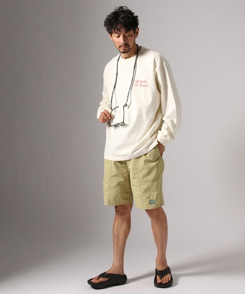 BAYFLOW（ベイフロー）の「［WEB限定］ヴィンテージライクアニマルロンT（Tシャツ/カットソー・メンズ・オフホワイト/チャコール/ピンク・MEDIUM/LARGE）」の17枚目の写真