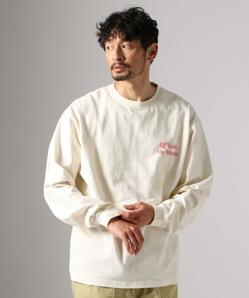 BAYFLOW（ベイフロー）の「［WEB限定］ヴィンテージライクアニマルロンT（Tシャツ/カットソー・メンズ・オフホワイト/チャコール/ピンク・MEDIUM/LARGE）」の20枚目の写真