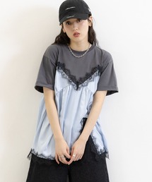 RAGEBLUE | ビスチェドッキングTシャツ(Tシャツ/カットソー)