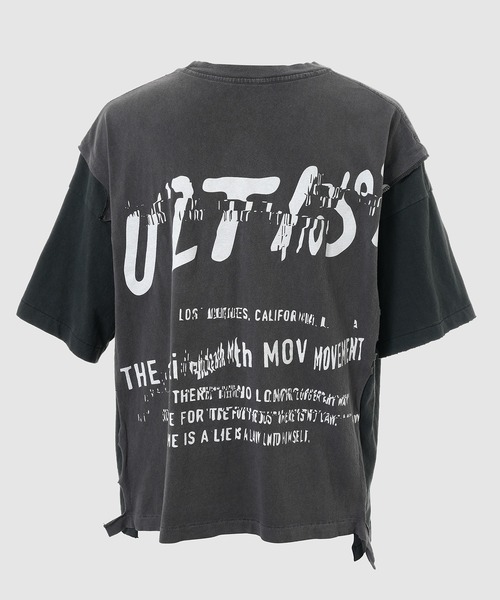 RRR-123（リヴィントンロイレビス）の「MODA APOCRYPHA QUAD TEE（Tシャツ/カットソー・メンズ・ブラック・M/L）」の2枚目の写真