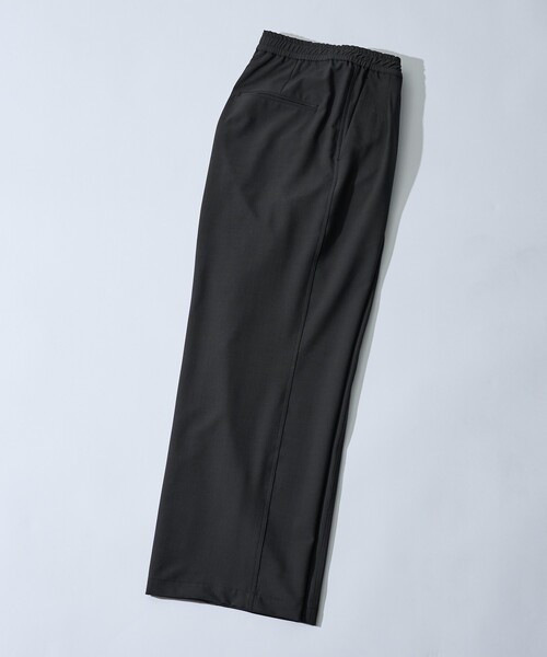 ABAHOUSE（アバハウス）の「リネンブレンド 2タック イージーワイドスラックス / ワイドパンツ（その他パンツ・メンズ・チャコールグレー/ベージュ・46/48）」の5枚目の写真