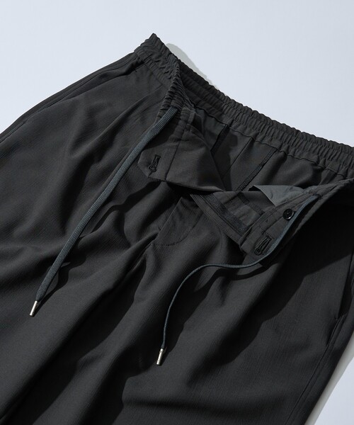 ABAHOUSE（アバハウス）の「リネンブレンド 2タック イージーワイドスラックス / ワイドパンツ（その他パンツ・メンズ・チャコールグレー/ベージュ・46/48）」の7枚目の写真