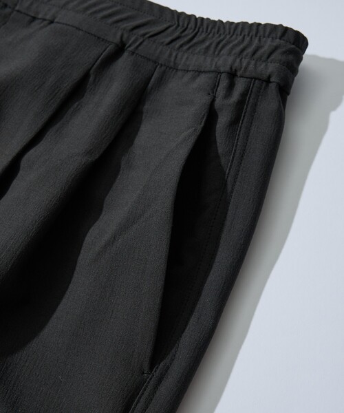 ABAHOUSE（アバハウス）の「リネンブレンド 2タック イージーワイドスラックス / ワイドパンツ（その他パンツ・メンズ・チャコールグレー/ベージュ・46/48）」の8枚目の写真