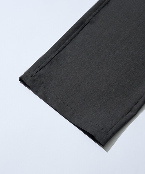 ABAHOUSE（アバハウス）の「リネンブレンド 2タック イージーワイドスラックス / ワイドパンツ（その他パンツ・メンズ・チャコールグレー/ベージュ・46/48）」の10枚目の写真