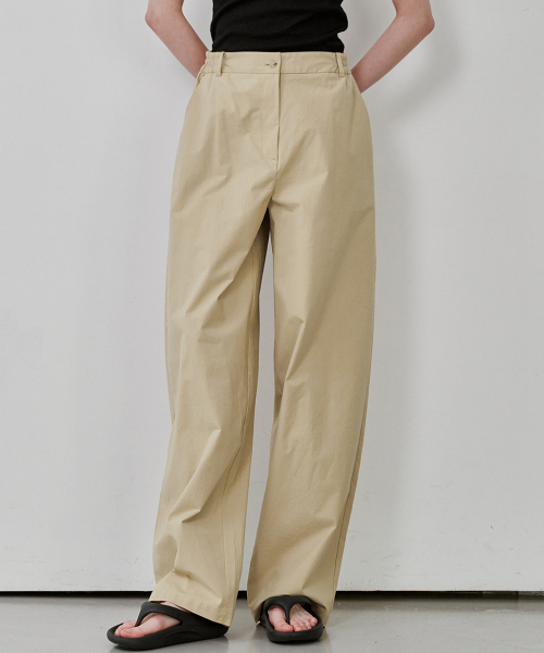 MALOUPE（マロップ）の「2174 ライトチノリラックスパンツ（ベージュ）（その他パンツ・レディース・ベージュ・30/26/28）」の3枚目の写真