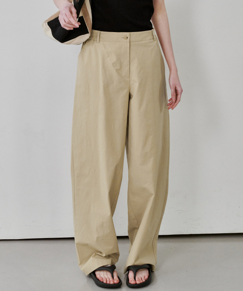 MALOUPE（マロップ）の「2174 ライトチノリラックスパンツ（ベージュ）（その他パンツ・レディース・ベージュ・30/26/28）」の4枚目の写真