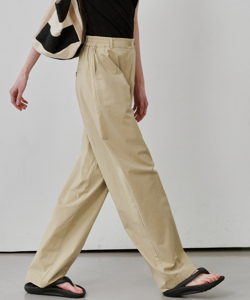MALOUPE（マロップ）の「2174 ライトチノリラックスパンツ（ベージュ）（その他パンツ・レディース・ベージュ・30/26/28）」の6枚目の写真