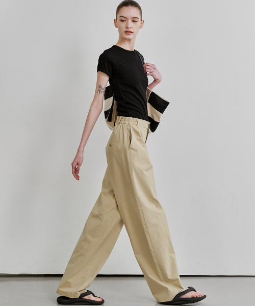 MALOUPE（マロップ）の「2174 ライトチノリラックスパンツ（ベージュ）（その他パンツ・レディース・ベージュ・30/26/28）」の8枚目の写真