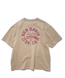 BEN DAVIS CIRCLE GRAPHIC TEE/抗菌防臭 プリントT ユニセックス