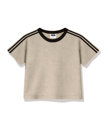 BASIC LABEL（ベーシックラベル）の「ウェスリーセミクロップトラック半袖Tシャツ6カラー[BLSE_6001]（Tシャツ/カットソー）」