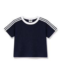 BASIC LABEL（ベーシックラベル）の「ウェスリーセミクロップトラック半袖Tシャツ6カラー[BLSE_6001]（Tシャツ/カットソー）」