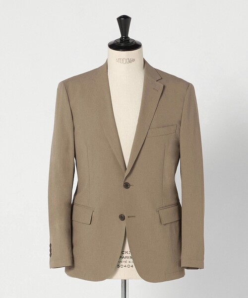 A DAY IN THE LIFE UNITED ARROWS(アデイインザライフユナイテッドアローズ)の「Dot Air®ドライ タッチ 2ボタンジャケット-セットアップ対応・ストレッチ・マシンウォッシャブル-<A DAY IN THE LIFE>(テーラードジャケット・メンズ・ベージュ/ネイビー/ブラック・XL/L/M/S)」の13枚目の写真