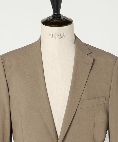 A DAY IN THE LIFE UNITED ARROWS(アデイインザライフユナイテッドアローズ)の「Dot Air®ドライ タッチ 2ボタンジャケット-セットアップ対応・ストレッチ・マシンウォッシャブル-<A DAY IN THE LIFE>(テーラードジャケット・メンズ・ベージュ/ネイビー/ブラック・XL/L/M/S)」の12枚目の写真