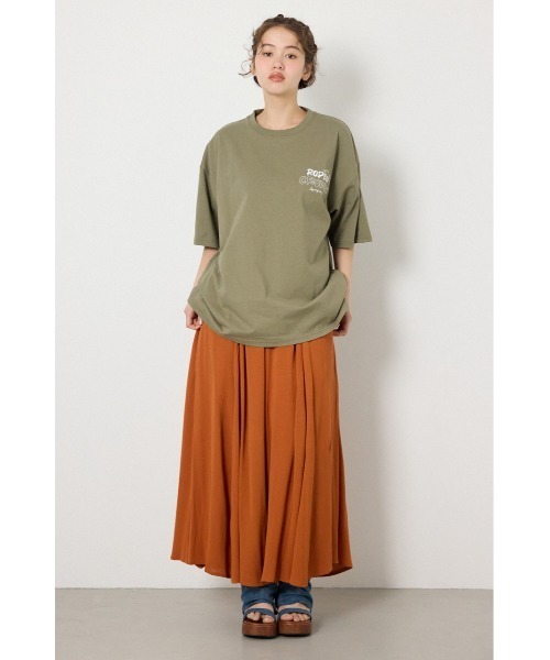 RODEO CROWNS WIDE BOWL(ロデオクラウンズワイドボウル)の「Graffiti プリントTシャツ(Tシャツ/カットソー・レディース・ブラック/カーキ/ピンク/オフホワイト・MEDIUM/LARGE)」の17枚目の写真