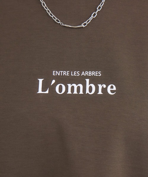 KATHARINE ROSS（キャサリンロス）の「L’ombreレースヘムロゴTシャツ（Tシャツ/カットソー・レディース・ブラウン/オフホワイト/ブラック・FREE）」の17枚目の写真