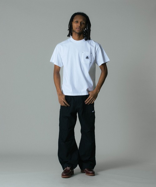 XLARGE(エクストララージ)の「OG S/S POCKET TEE(Tシャツ/カットソー・メンズ・ブラック/ホワイト/パープル・XL/L/M/S)」の7枚目の写真