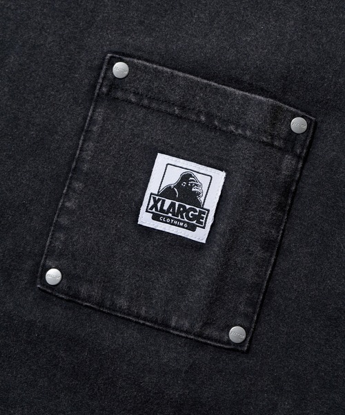 XLARGE(エクストララージ)の「OG S/S POCKET TEE(Tシャツ/カットソー・メンズ・ブラック/ホワイト/パープル・XL/L/M/S)」の12枚目の写真
