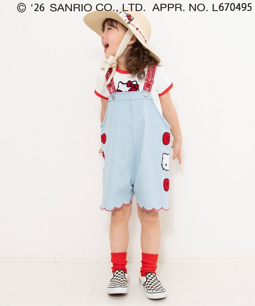 sanrio(サンリオ)の「サンリオキャラクターズ サガラワッペンTシャツ(Tシャツ/カットソー・キッズ・ピンク/レインボー/オフホワイト/パープル・90/100/110/120/130/140)」の22枚目の写真