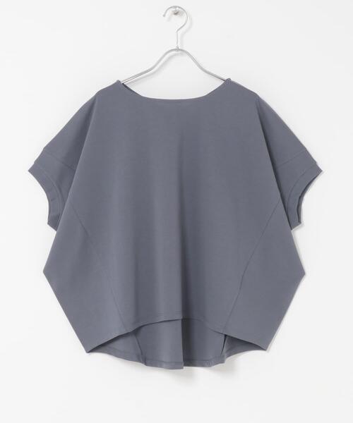 URBAN RESEARCH ROSSO WOMEN(アーバンリサーチ ロッソ)の「『WEB/一部店舗限定』UVカットドルマンスリーブプルオーバー(Tシャツ/カットソー・レディース・ブルー系その他/アイボリー/ブラウン/キャメル・FREE)」の5枚目の写真