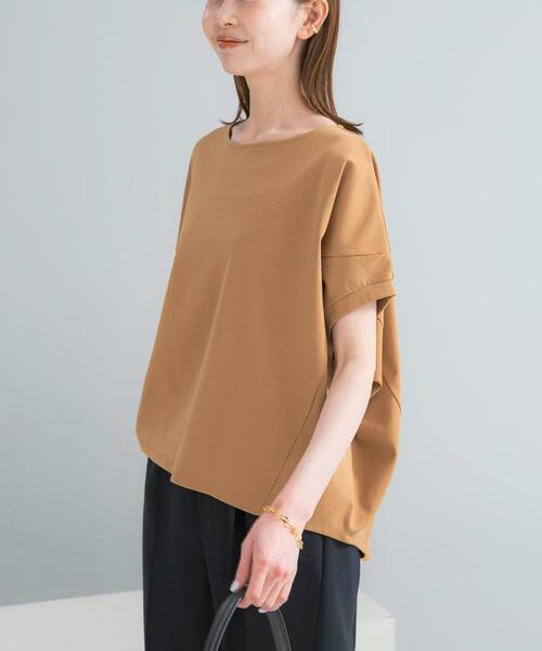 URBAN RESEARCH ROSSO WOMEN(アーバンリサーチ ロッソ)の「『WEB/一部店舗限定』UVカットドルマンスリーブプルオーバー(Tシャツ/カットソー・レディース・ブルー系その他/アイボリー/ブラウン/キャメル・FREE)」の12枚目の写真