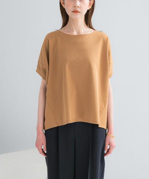 URBAN RESEARCH ROSSO WOMEN(アーバンリサーチ ロッソ)の「『WEB/一部店舗限定』UVカットドルマンスリーブプルオーバー(Tシャツ/カットソー・レディース・ブルー系その他/アイボリー/ブラウン/キャメル・FREE)」の14枚目の写真