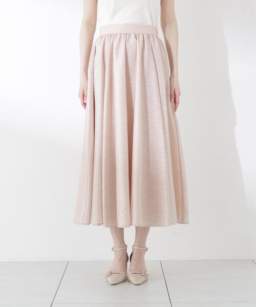 PROPORTION BODY DRESSING（プロポーションボディドレッシング）の「【青島心さん着用】ニュアンスサテンシャイニースカート / 1216220500（スカート・レディース・ピンク/ブルー/ベージュ・MEDIUM/P/S/SMALL）」の17枚目の写真