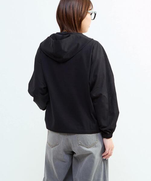 CONVERSE TOKYO(コンバーストウキョウ)の「SHEER JACQUARD MEXICAN HOODIE(Tシャツ/カットソー・レディース・ブラウン/ブラック/オフホワイト・FREE)」の16枚目の写真