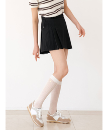 エッセンシャルプリーツスカートBK