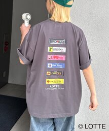 【TYPY×LOTTE板ガム】持続冷感バックロゴ板ガム集合ポケットTEE