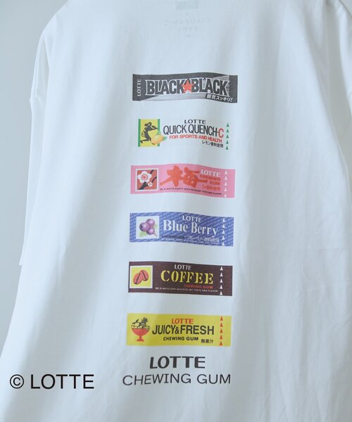 CIAOPANIC TYPY(チャオパニックティピー)の「【TYPY×LOTTE板ガム】持続冷感バックロゴ板ガム集合ポケットTEE(Tシャツ/カットソー・メンズ・チャコールグレー/ホワイト/ピンク・SMALL/MEDIUM/LARGE)」の6枚目の写真
