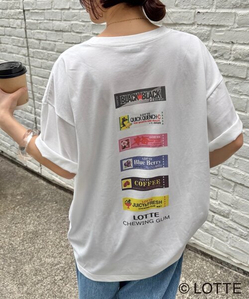 CIAOPANIC TYPY(チャオパニックティピー)の「【TYPY×LOTTE板ガム】持続冷感バックロゴ板ガム集合ポケットTEE(Tシャツ/カットソー・メンズ・チャコールグレー/ホワイト/ピンク・SMALL/MEDIUM/LARGE)」の12枚目の写真