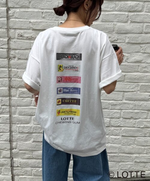 CIAOPANIC TYPY(チャオパニックティピー)の「【TYPY×LOTTE板ガム】持続冷感バックロゴ板ガム集合ポケットTEE(Tシャツ/カットソー・メンズ・チャコールグレー/ホワイト/ピンク・SMALL/MEDIUM/LARGE)」の14枚目の写真