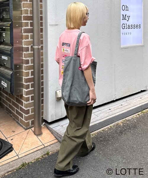 CIAOPANIC TYPY(チャオパニックティピー)の「【TYPY×LOTTE板ガム】持続冷感バックロゴ板ガム集合ポケットTEE(Tシャツ/カットソー・メンズ・チャコールグレー/ホワイト/ピンク・SMALL/MEDIUM/LARGE)」の22枚目の写真