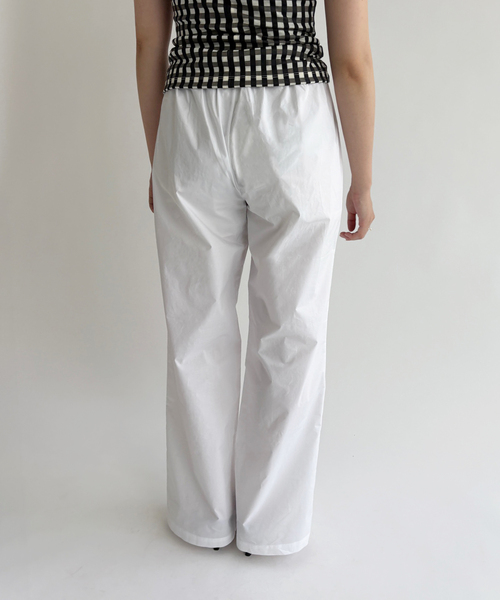 hai（ハイ）の「【hai/ハイ】Nora Trousers（スラックス・レディース・ブラック/ホワイト・FREE）」の7枚目の写真