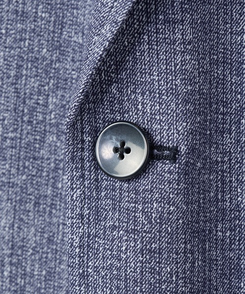 MEN'S BIGI(メンズビギ)の「【ACTIVE TAILOR】Dot Air ヘリンボーン×千鳥格子/デニム柄 セットアップジャケット<通気性/吸水速乾/ストレッチ>(テーラードジャケット・メンズ・ブラウン/ブルー/ネイビー/ブラック系その他・04/02/01/03)」の5枚目の写真