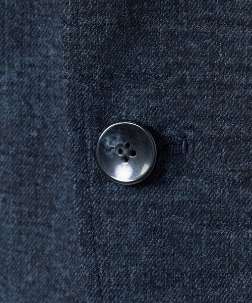 MEN'S BIGI(メンズビギ)の「【ACTIVE TAILOR】Dot Air ヘリンボーン×千鳥格子/デニム柄 セットアップジャケット<通気性/吸水速乾/ストレッチ>(テーラードジャケット・メンズ・ブラウン/ブルー/ネイビー/ブラック系その他・04/02/01/03)」の9枚目の写真